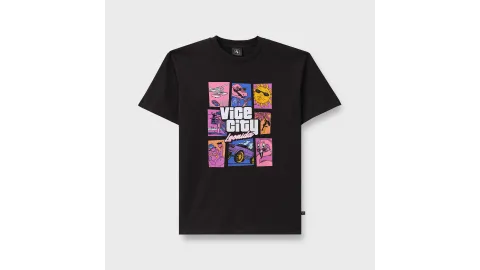 Black Grand Theft Auto VI Goodtime State Tee