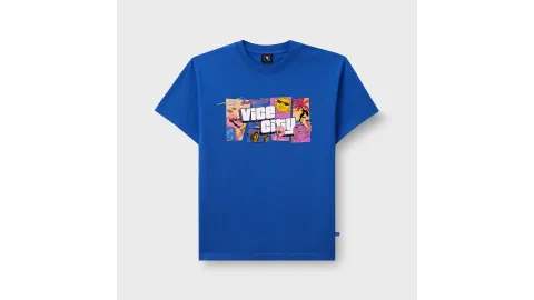 Blue Grand Theft Auto VI Goodtime State Tee