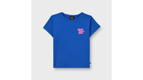 Blue Grand Theft Auto VI Logo Tee