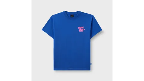 Blue Grand Theft Auto VI Women’s Cropped Baby Logo Tee
