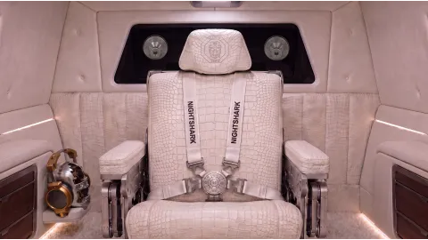 DARTZ NIGHTSHARK VI Interior Closeup