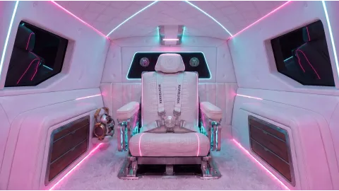 DARTZ NIGHTSHARK VI Interior With Gamers Light