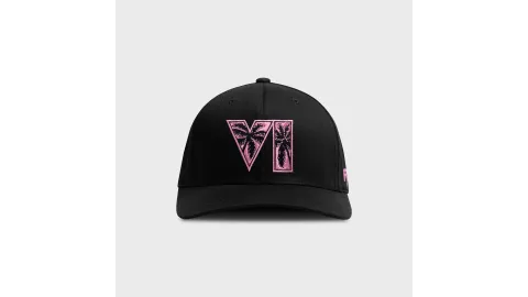 Grand Theft Auto VI Baseball Cap: Black and Pink