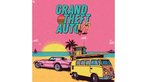Grand Theft Auto VI Poster By Gaafff
