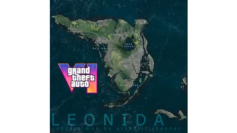 GTA 6 Satellite Concept Map By sadisticsander
