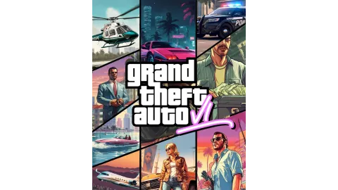 GTA VI Box Art Poster