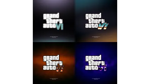 GTA VI Concept Logos By Ottopamerfuog