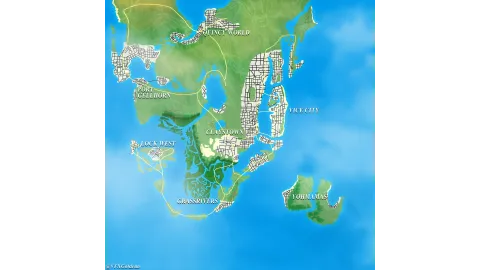 GTA VI Fan Map By Revolutionarytip2664