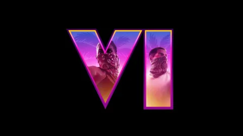 GTA VI Logo With Lucia And Jason