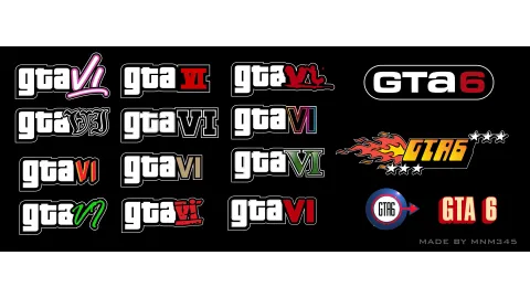 GTA VI Logos In Previous Styles By mnm345