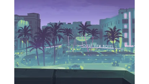 GTA VI Ocean View Hotel Artwork