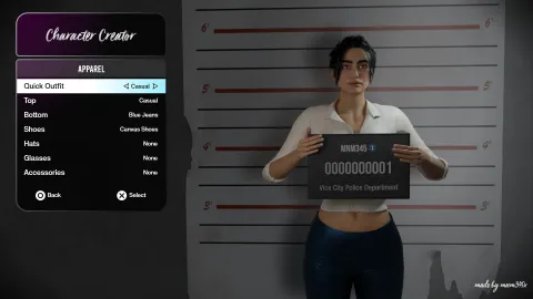 GTA VI Online Character Creator Concept By mnm345
