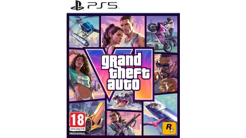 GTA VI PS5 Cover PEGI 18 Provisional