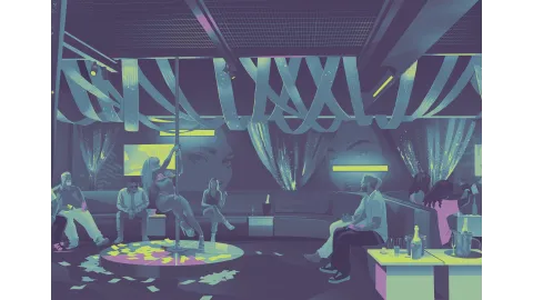 GTA VI Strip Club Artwork