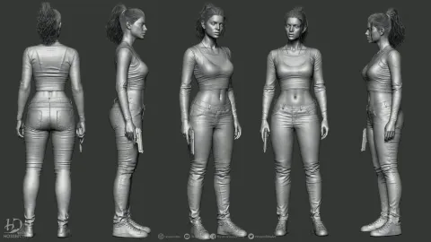 GTA 6 Lucia 3D Model By Hossein Diba 52
