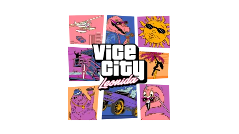 GTA VI Collectors Vice City Leonida Box Artwork Transparent