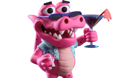 GTA VI Collectors Vice City Leonida Macca The Gator Transparent