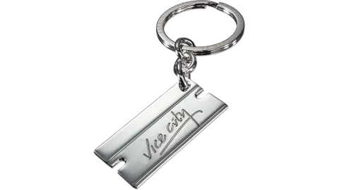 GTA VI Collectors Vice City Leonida Razor Keychain Transparent