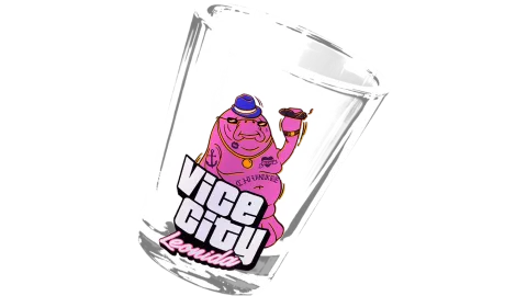 GTA VI Collectors Vice City Leonida Shot Glass Transparent