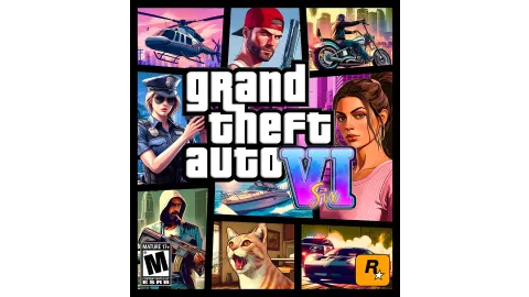 GTA VI (Six) Fan Created Box Art