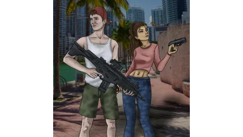 Jason And Lucia From GTA 6 By Noukie04