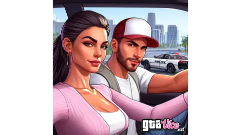 Jason and Lucia in a Car Concept Art (AI Generated By Psy)