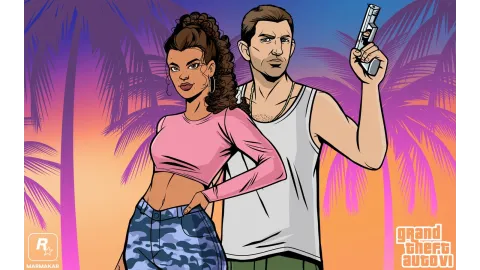 Jason And Lucia In Vice City Art Style By Marmakar22