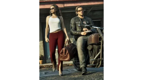 LOVE Magazine Jason and Lucia Motorcycle
