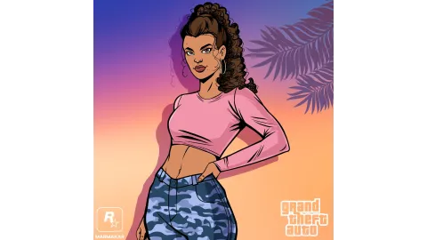 Lucia In Vice City Art Style By Marmakar22