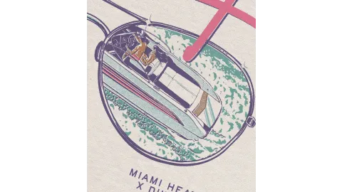 Miami Heat X Duvin Vice City Sunglasses Speedboat