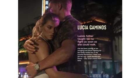Official GTA 6 Website Lucia Caminos Intro
