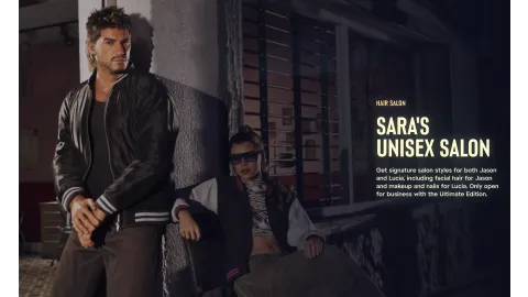 Official GTA 6 Website Ultimate Edition Saras Unisex Salon