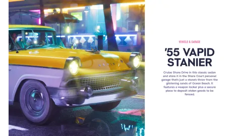 Official GTA 6 Website Vintage Vice City Pack Stanier