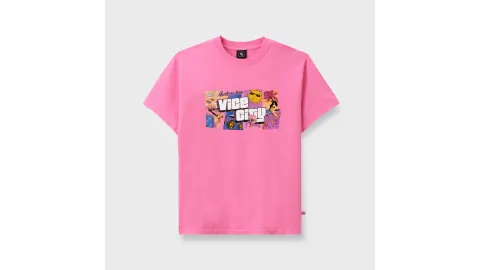 Pink Grand Theft Auto VI Goodtime State Tee