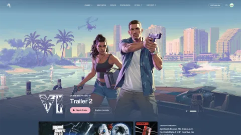 Rockstar Games New Homepage Oct 29 2025