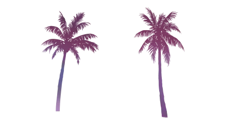Rockstar Games Official Palm Trees Artwork