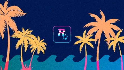 Rockstar Palm Tree Logo By mnm345