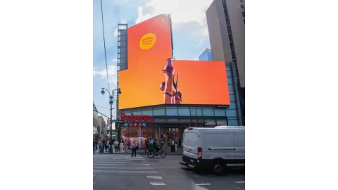 Spotify GTA 6 Billboard Feet