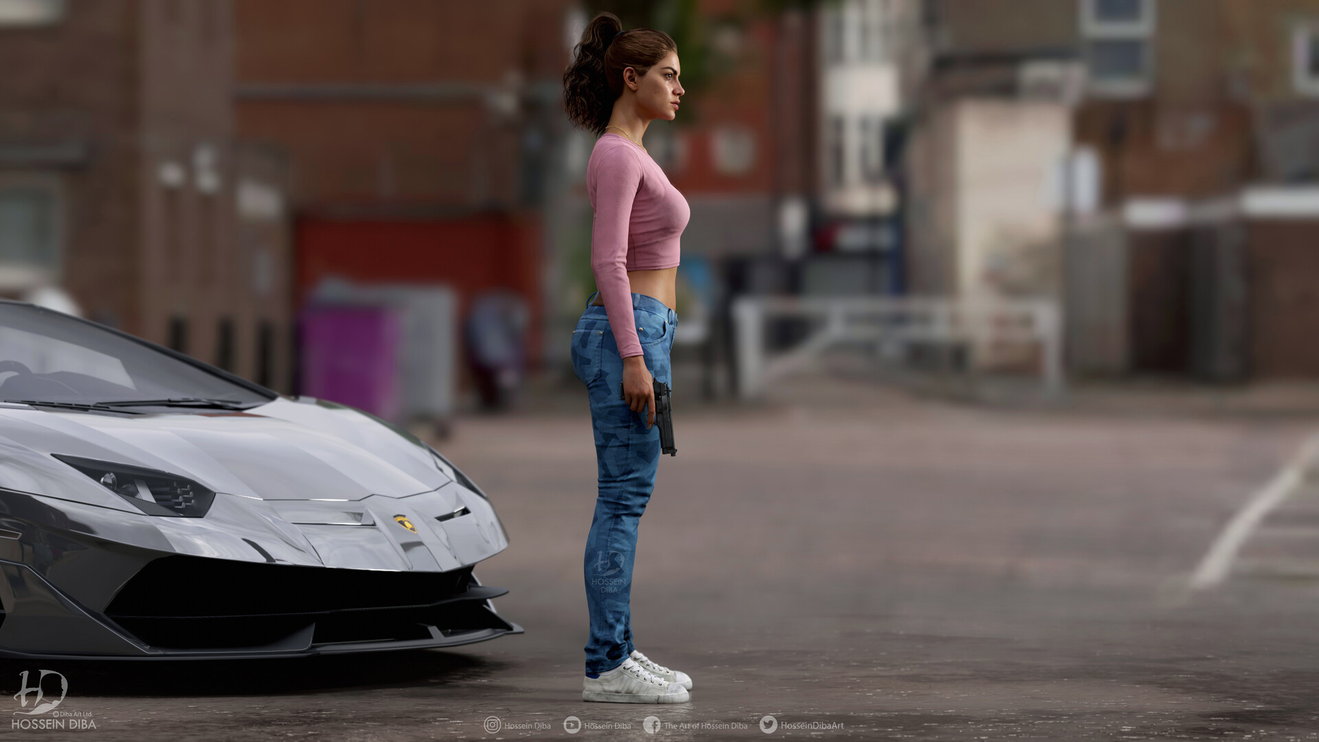 GTA 6 Lucia 3D Model By Hossein Diba 31 GTA 6 Lucia 3D Model By Hossein Diba 31