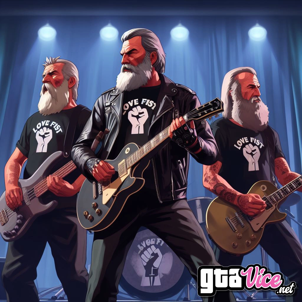 Still Rocking Wishes Love Fist Still Rocking Concept Art (AI Generated By Psy) - GTAVice.net