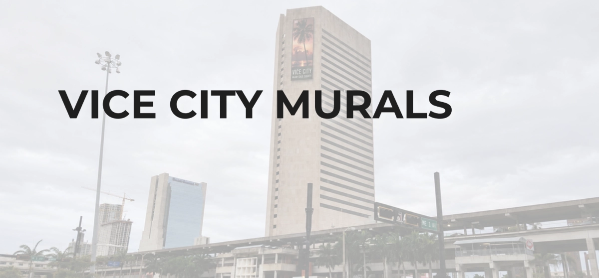 Miami-Dade Rockstar Advertising - Vice City Murals