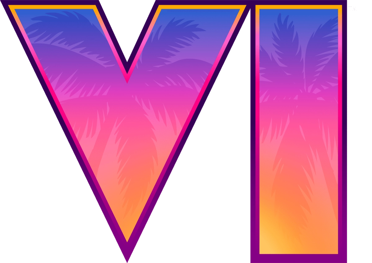 GTA GFX on X: ⚠️🌴 GTA VI Logo Vectorized and available to