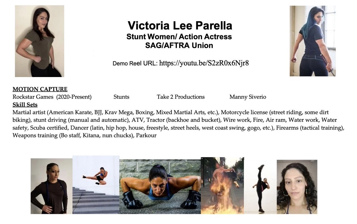 Possible GTA 6 Acting Credit Victoria Lee Parella