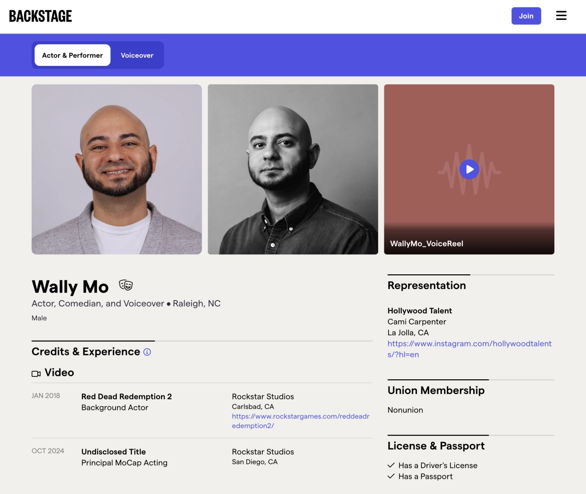 Possible GTA 6 Acting Credit Wally Mo