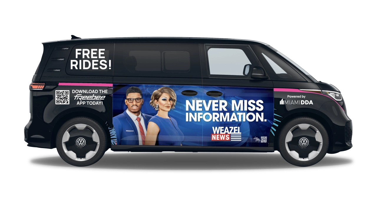 Freebee Weazel News Mockup Miami Dda