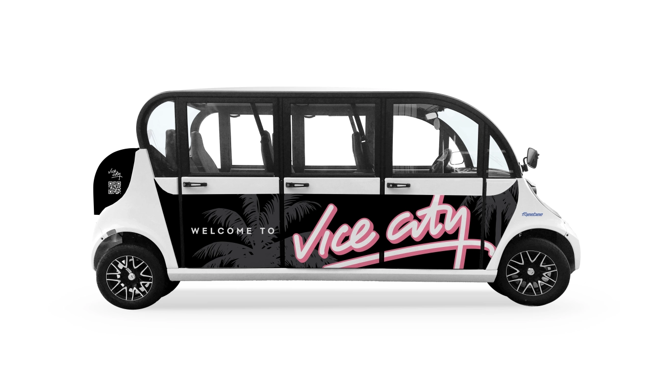 Freebee Welcome To Vice City Mockup