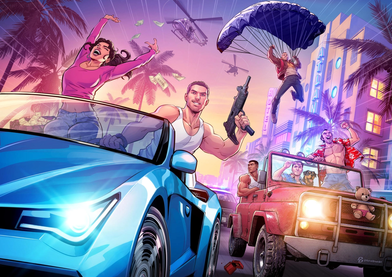 Grand Theft Auto VI Trilogy Tribute By Patrick Brown