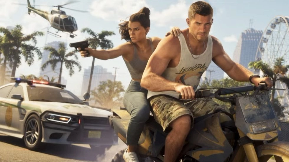 GTA 6 Jason and Lucia Bike Drive-Bu
