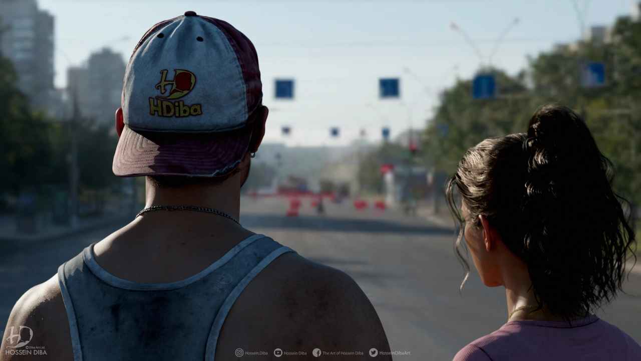 GTA 6 Jason And Lucia 3D Model By Hossein Diba 12