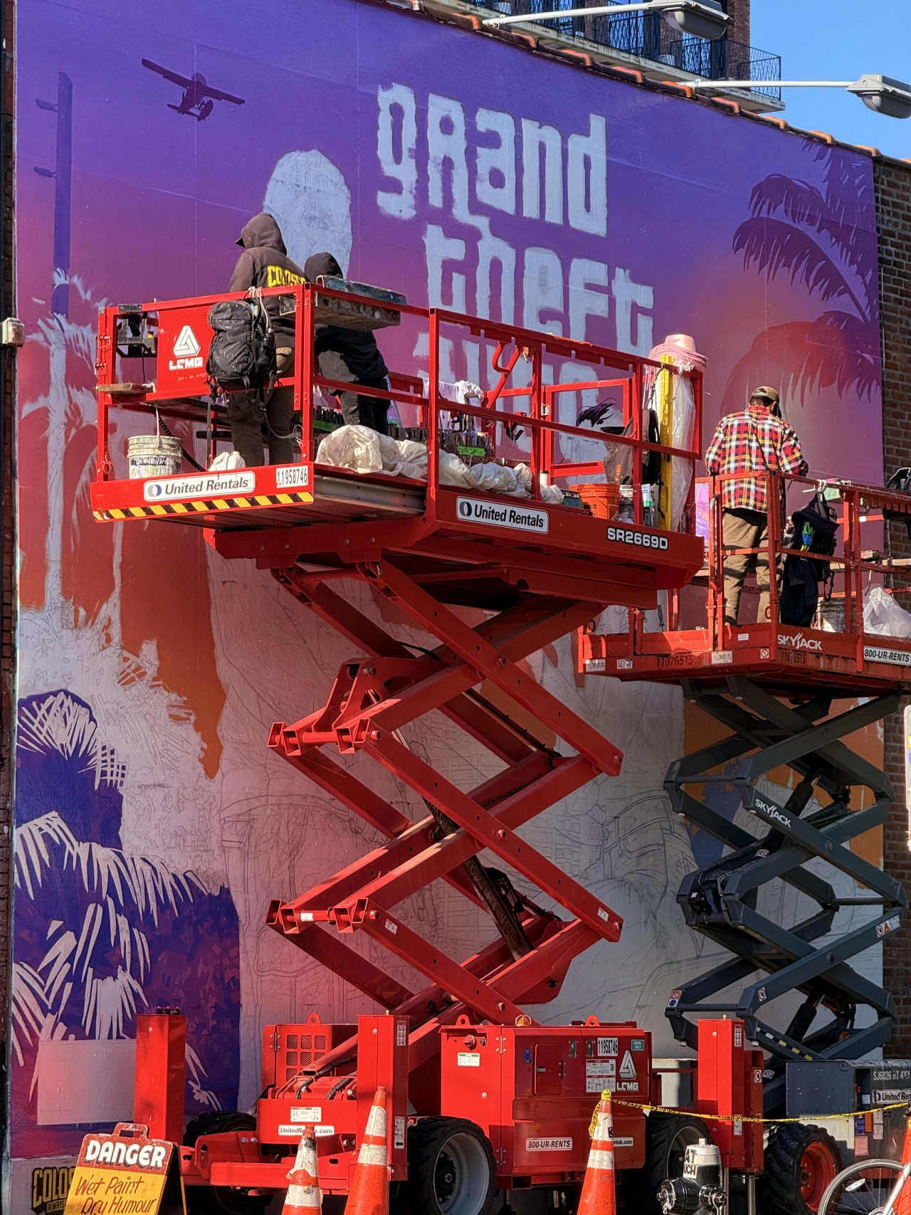 GTA 6 Mural Brookyln WIP Oct 2026